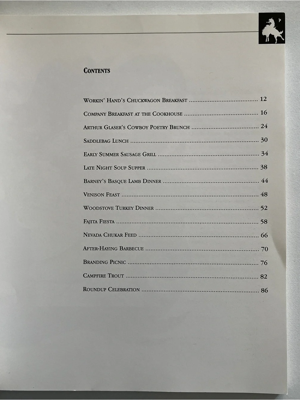 Cowboy Cookbook & poetry- Menus & Verse for Western Celebrations YUM